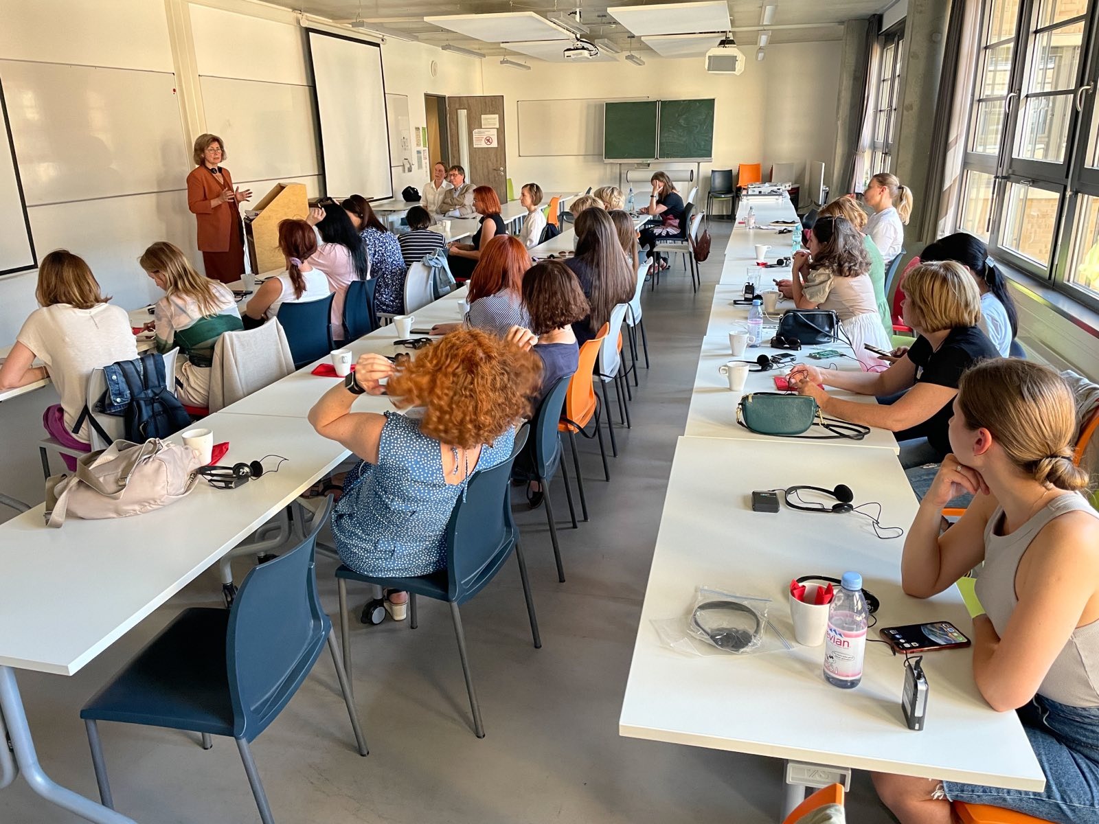 Treffen mit Olga Kutsenko in der Technischen Universität Berlin